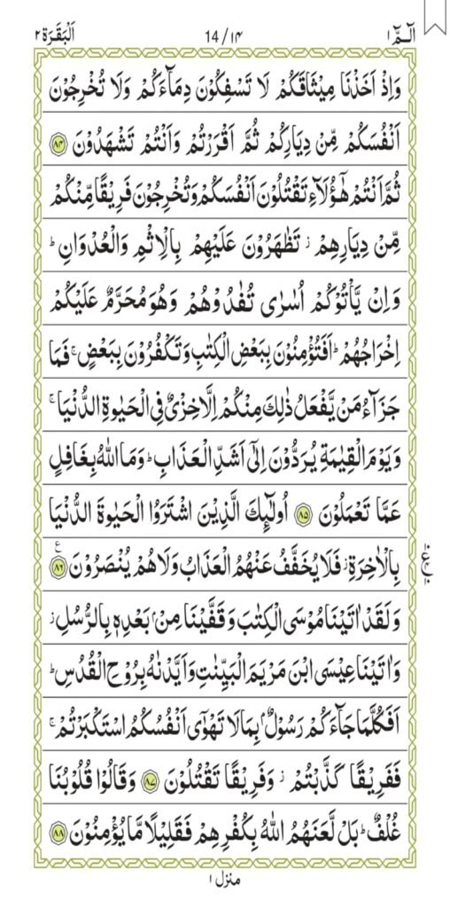 Surah Al-Baqarah 14
