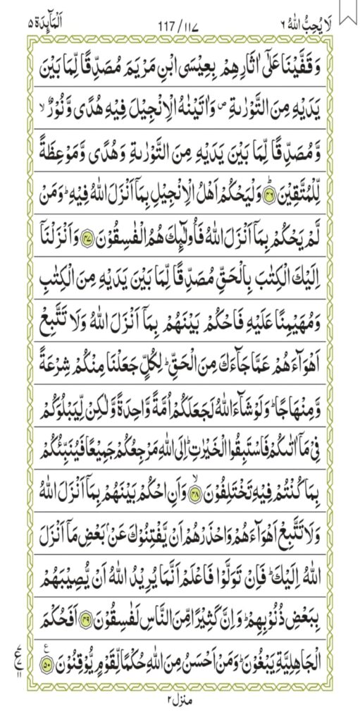 Surah Al-Maaidah 117