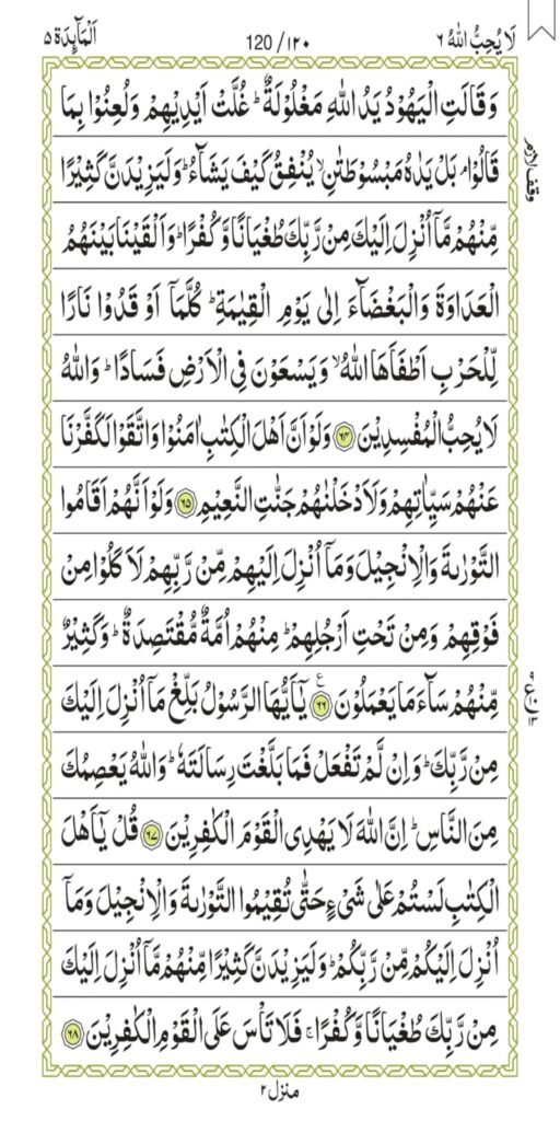 Surah Al-Maaidah 120
