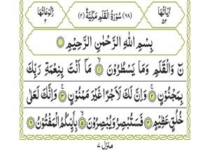 Surah Al-Qalam 565