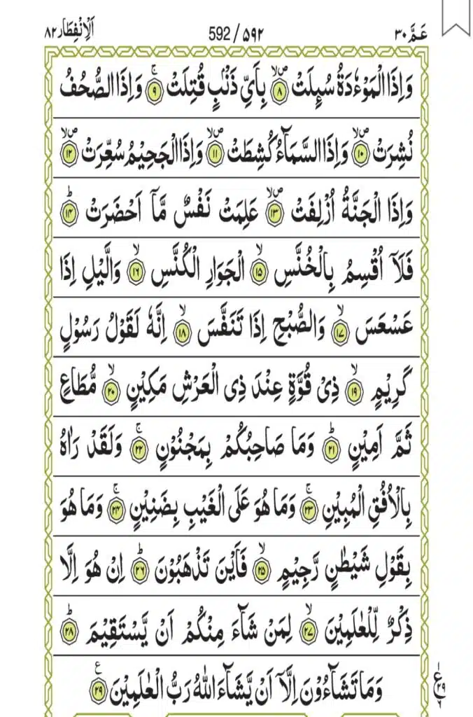 Surah At-Takwir 592