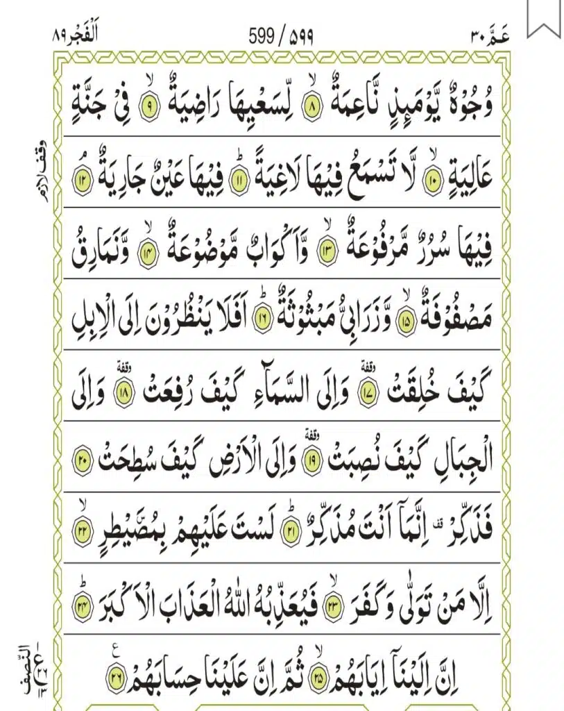 Surah Al-Ghashiyah 599