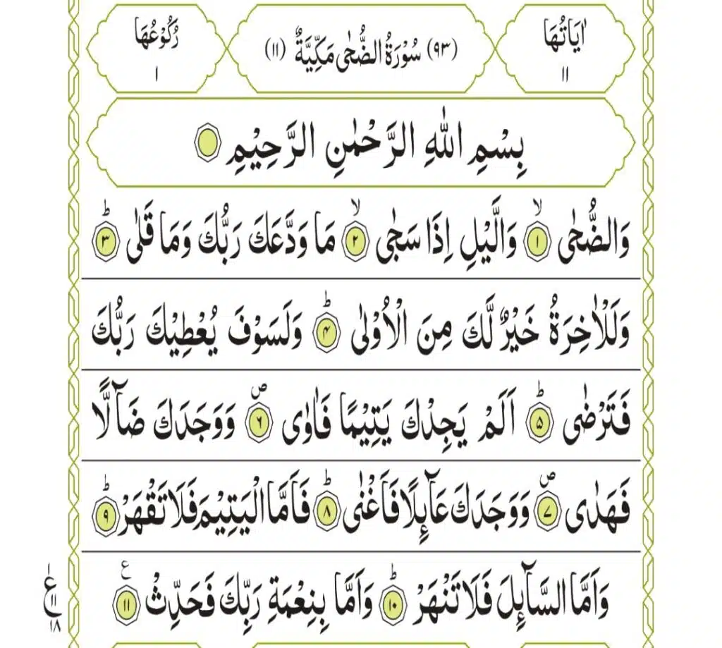 Surah Ad-Duha 603